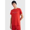 Tričko - TOMMY LOGO TEE oranžové