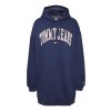 Šaty - TJW COLLEGIATE LOGO HOODIE DRESS biele