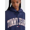 Šaty - TJW COLLEGIATE LOGO HOODIE DRESS biele