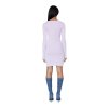 Šaty - D-TANK-LS-IND DRESS fialové