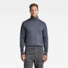 Sveter - Premium core turtle knit modrý