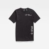 Tričko - Multi stencil gr slim r t čierne