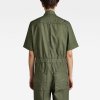 Overal - Army jumpsuit s\s wmn zelený