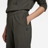 Overal - Wide leg jumpsuit l\s wmn zelený