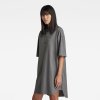 Šaty - Shirt dress s\s wmn sivé