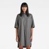 Šaty - Shirt dress s\s wmn sivé