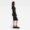 Šaty - Rib slim dress wmn čierne