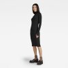 Šaty - Rib slim dress wmn čierne
