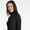 Šaty - Rib slim dress wmn čierne