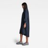 Šaty - Long shirt dress l\s wmn modré
