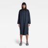 Šaty - Long shirt dress l\s wmn modré