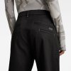 Nohavice - Boyfriend tapered chino wmn čierne