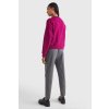 Mikina - REG HIGH SHINE EMB C ružová