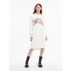 Šaty - TJW COLLEGE CABLE SW biele