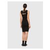 Šaty - D-BRAIDEN DRESS čierne