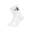 Ponožky - CKJ WOMEN SOCK 1P RIB biele