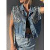 Festivalová denim vesta DREAM