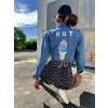 Modrá lehká denim bunda ICE CREAM s nášivkami