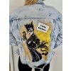 Světle modrá oversize denim bunda BATGIRL