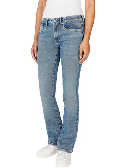 damske dziny pepe jeans s nizkym pasem bootcut lw piccadilly 4 46191