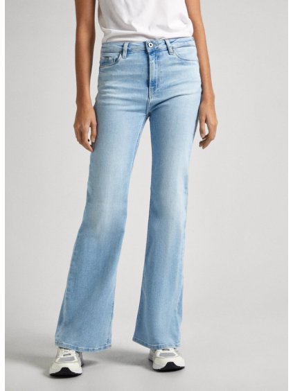 DÁMSKÉ DŽÍNY PPE JEANS slim fit flare uhw 26 37920