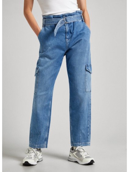 DÁMSKÉ DŽÍNY PPE JEANS tapered jeans uhw utility 8 35855