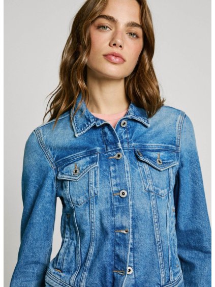 damska dzinova bunda pepe jeans slim jacket 2 45933