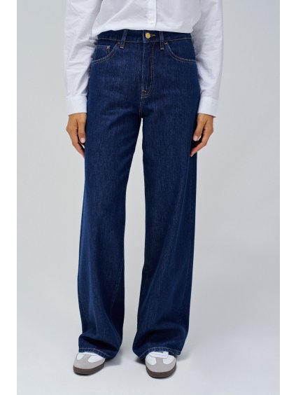 DÁMSKÉ ŠIROKÉ DŽÍNY SALSA JEANS WIDE LEG SL210099004 tmave modra 11740389185 7857235f7a106552a21f4ed793a55b88