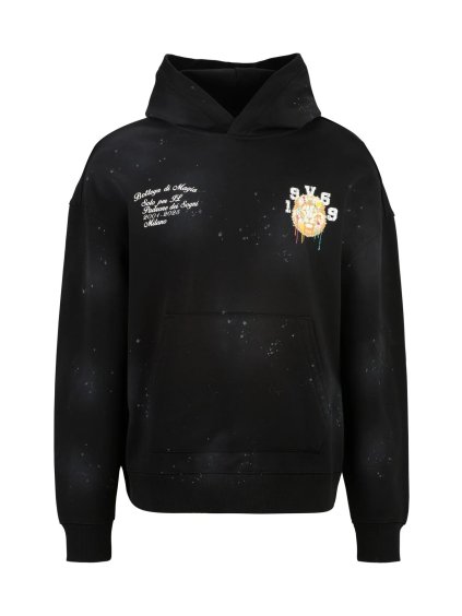 19 V 69 Italia by Versace pánská oversize mikina s kapucí - QUENTINO LION (Barva 432 ROSE, Velikost XXL)
