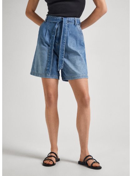 dámské kratasy pepe jeans s vysokým pasem PL801119 000 02 MO
