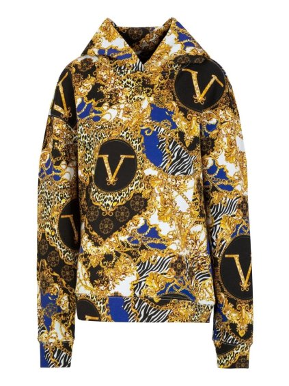 19v69 by versace damska mikina s kapuci sweatshirt hoodie 45185 45185
