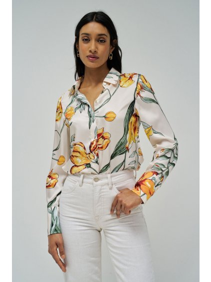 Dámská košile s květinovým potiskem Salsa Jeans 1747157073 08186e8cd53f74efcb5576070326ac88