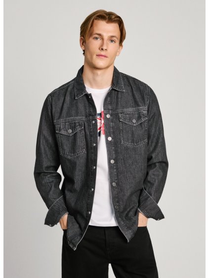 Pánská džínová košile pepe jeans PM308584XH9 000 01 MO 66a0ab714e728 ve velké velikosti
