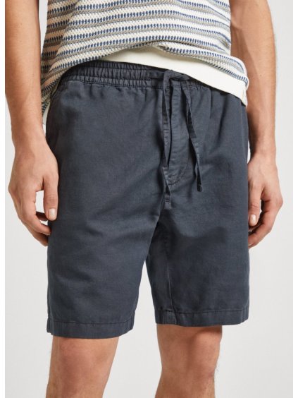 Pánské kraťasy pepe jeans relaxed linen smart shorts 37752