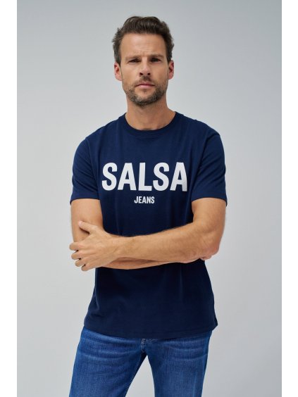 PÁNSKÉ TRIČKO S LOGEM SALSA JEANS 1747157678 25c179db7e98abd53dafef519bd31d01