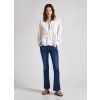 DÁMSKÉ ÚZKÉ DŽÍNY SE ŠIROKÝMI NOHAVICEMI A NÍZKÝM PASEM SLIM FIT FLARE LW PL204596XW5 000 01 MO