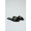 DÁMSKÉ KOŽENÉ ČERNÉ PANTOFLE FLAT LEATHER SANDALS WITH RAFFIA 1748353142 a57084ca8c237f85f78607f8477ca16f 2