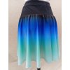 Sukně kolová  duhovaná s originálním tiskem