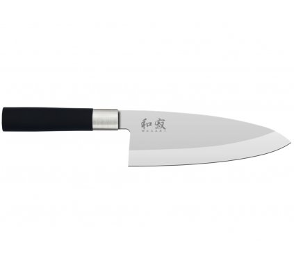 Nůž Deba 15,5 cm Wasabi Black, Kai