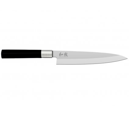 Plátkovací nůž 15,5 cm Yanagiba Wasabi Black, Kai