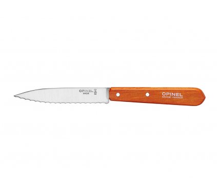 Vroubkovaný nůž 10 cm Pop oranžový, Opinel