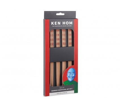 Jídelní hůlky 4 ks, bambus, Ken Hom