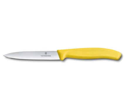 Nůž na zeleninu 10 žlutý Swiss Classic, Victorinox
