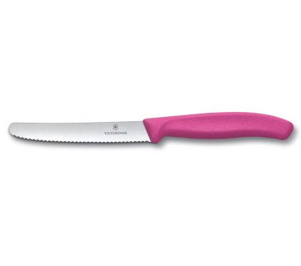 Nůž na rajčata 11 cm růžový Swiss Classic, Victorinox