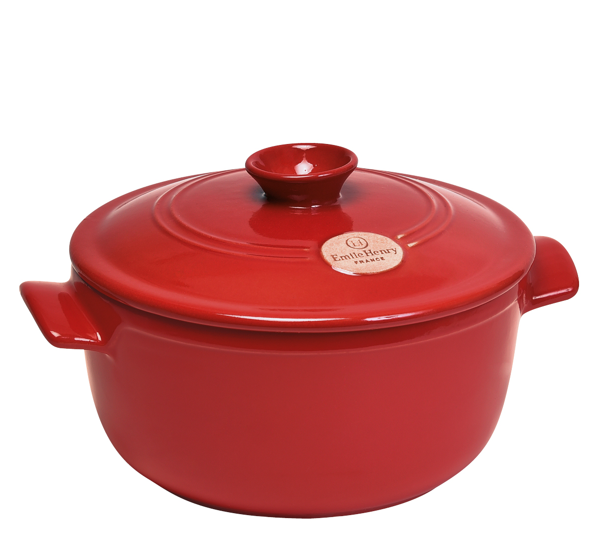 Hrnec s poklicí 22 cm granátová, Emile Henry