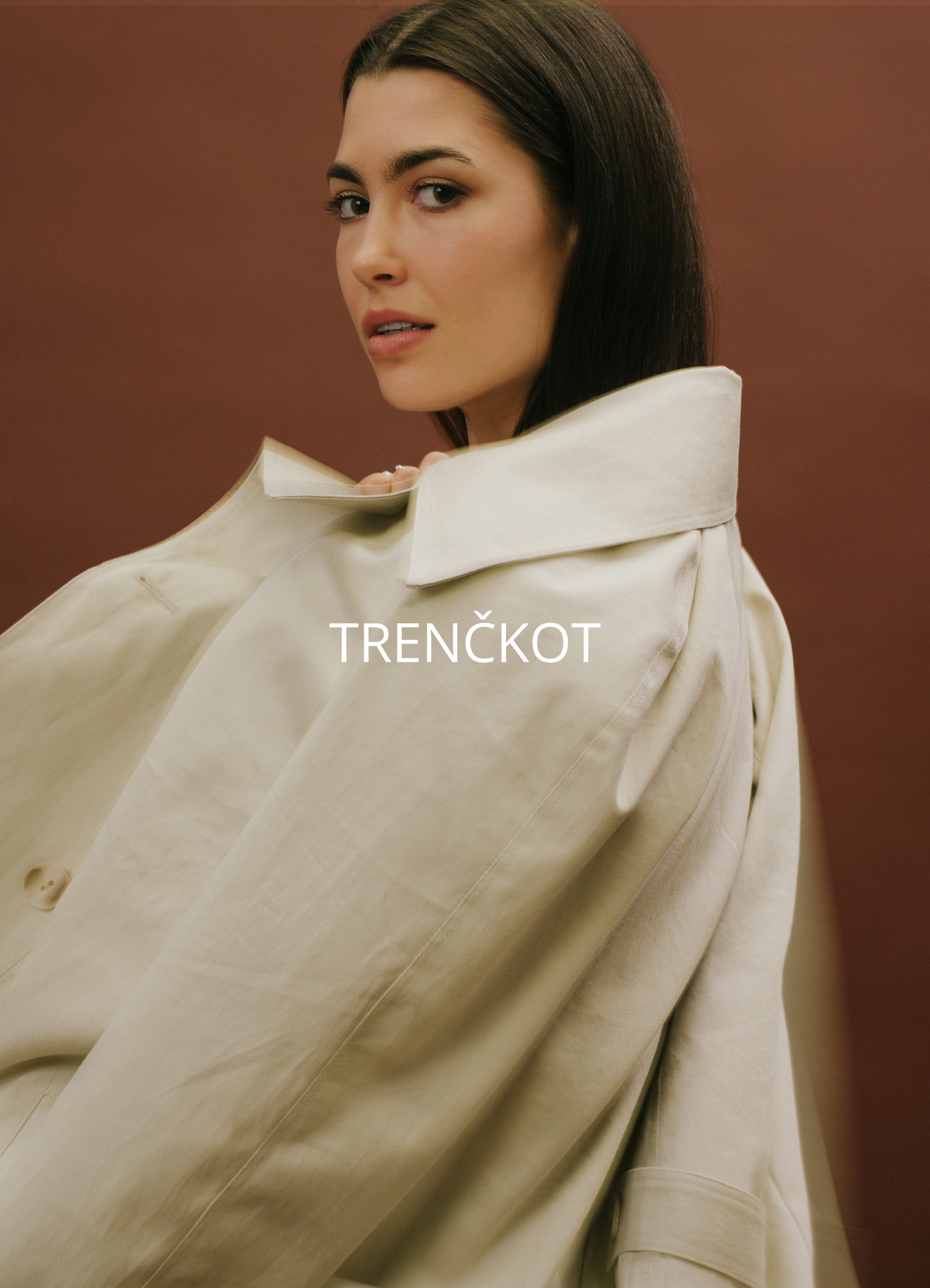 Trenčkot ELISE - béžová