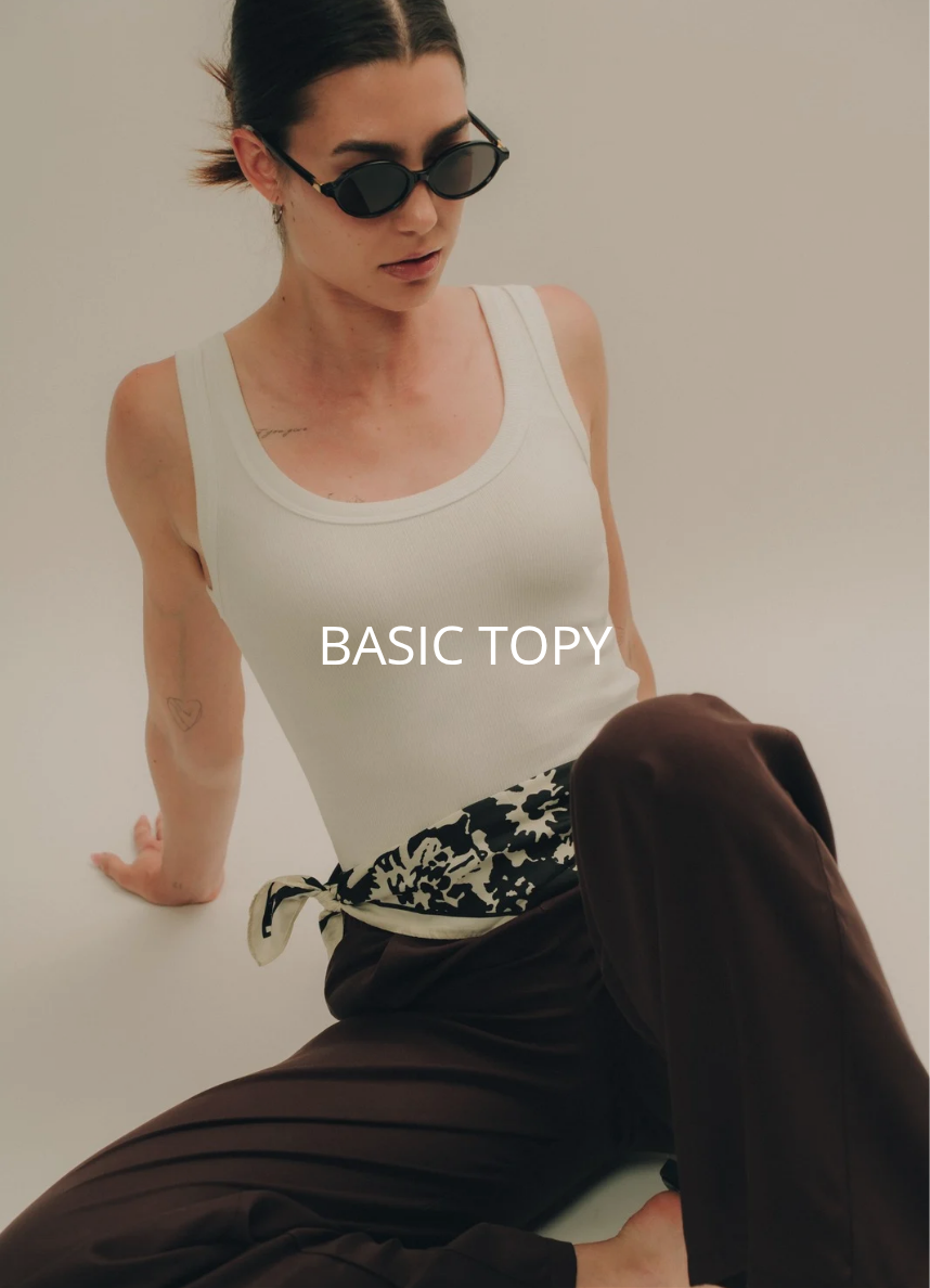 Basic tílko TESSA - bílá
