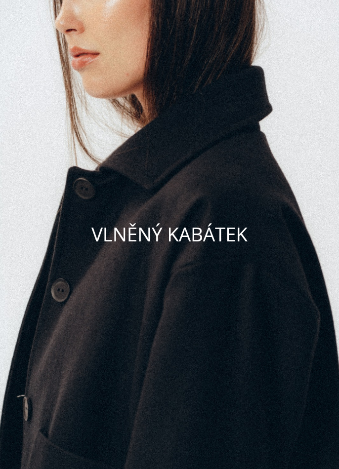 Cropped kabátek ENID - černá