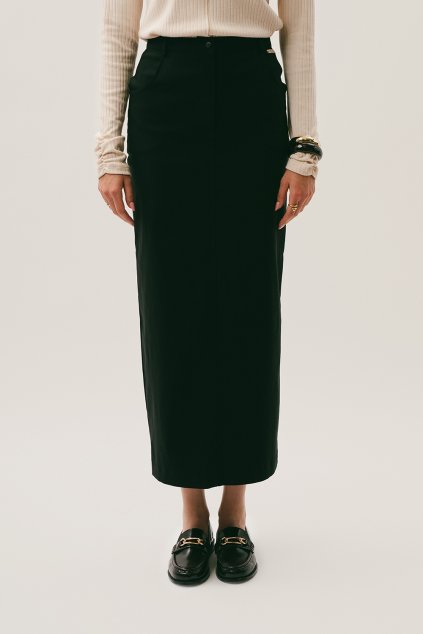 Elegantní midi sukně GRACE - černá