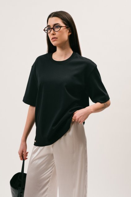 Oversize triko ZOE - černá